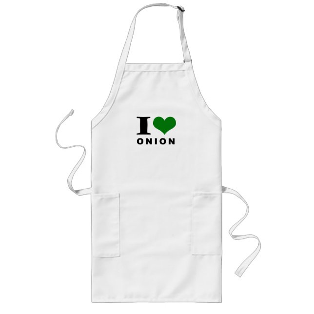 Onion älskare långt förkläde (Framsidan)