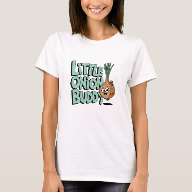 Onion-grafik för Veggie Fläkt T Shirt (Framsida)