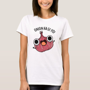 Onion Ha-se-yo Funny Koreansk Pun T Shirt