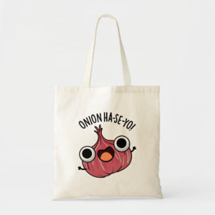 Onion Ha-se-yo Funny Koreansk Pun Tygkasse