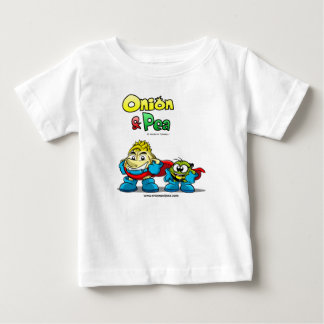 Onion & Pea characters Baby t-shirt. Tee