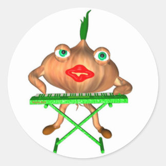 Onion Peels by Valxart- Runt Klistermärke