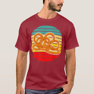 Onion Ringar Retro Sunset Fast Food Junk Foodie T Shirt