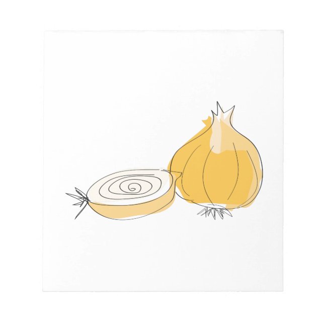 Onion Sketch Anteckningsblock (Framsida)