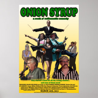Onion Syrup Poster