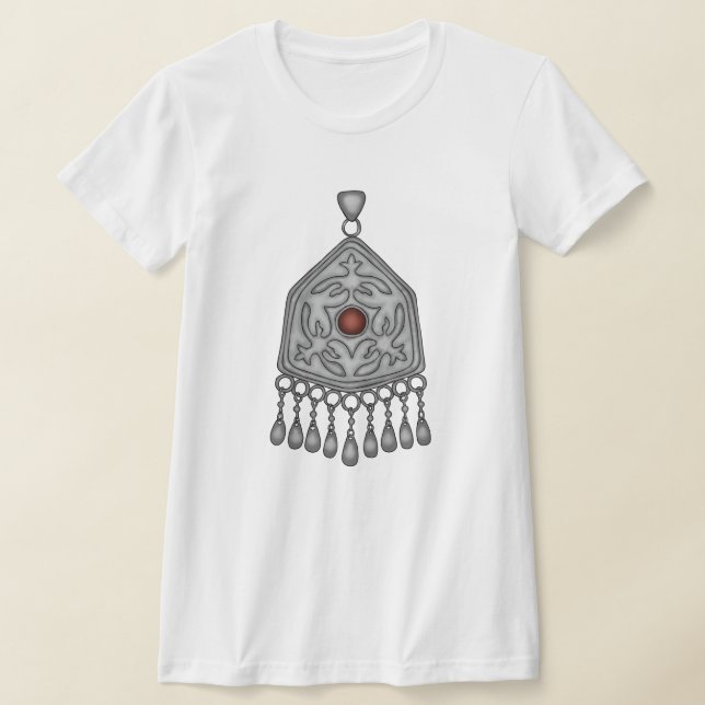 Onirzhyek Kazakh dekoration T Shirt (Laydown)