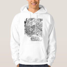 Onitsha Nigeria stads karta Hoodie