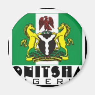 Onitsha, Nigeria T-tröja och etc. Magnet