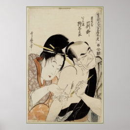 Onitsutaya Tattoo Artist Japansk Bra-Art Poster