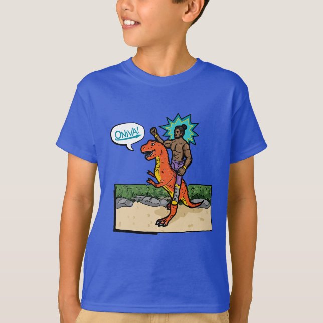 ONIVA! Dino Lutteur T Shirt (Framsida)