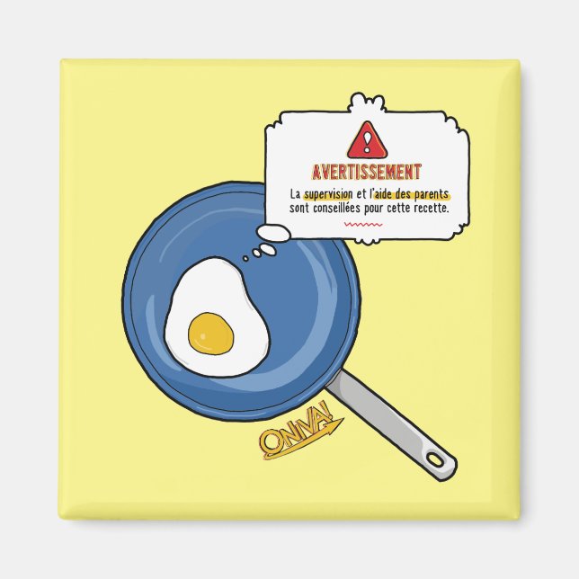 ONIVA! Oeuf Magnet (Framsidan)