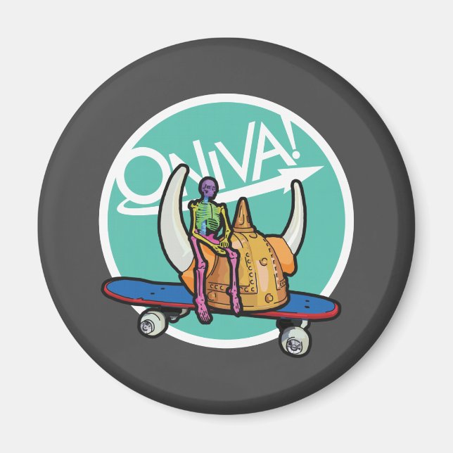 ONIVA! Squelette Viking Magnet (Framsidan)