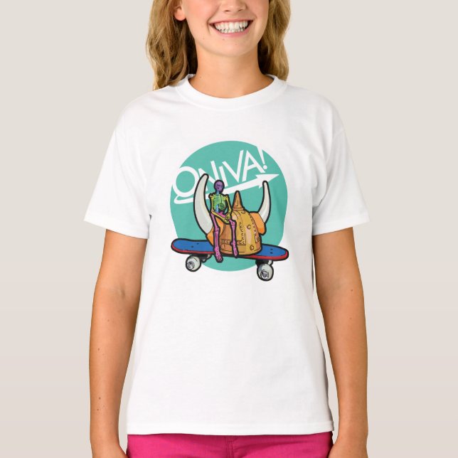 ONIVA! Squelette Viking T Shirt (Framsida)