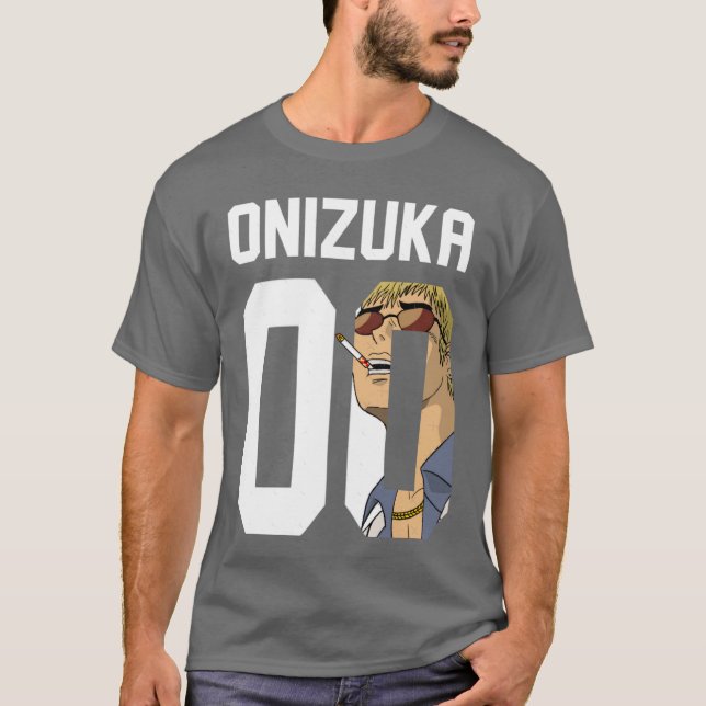 Onizuka vänner retro t shirt (Framsida)