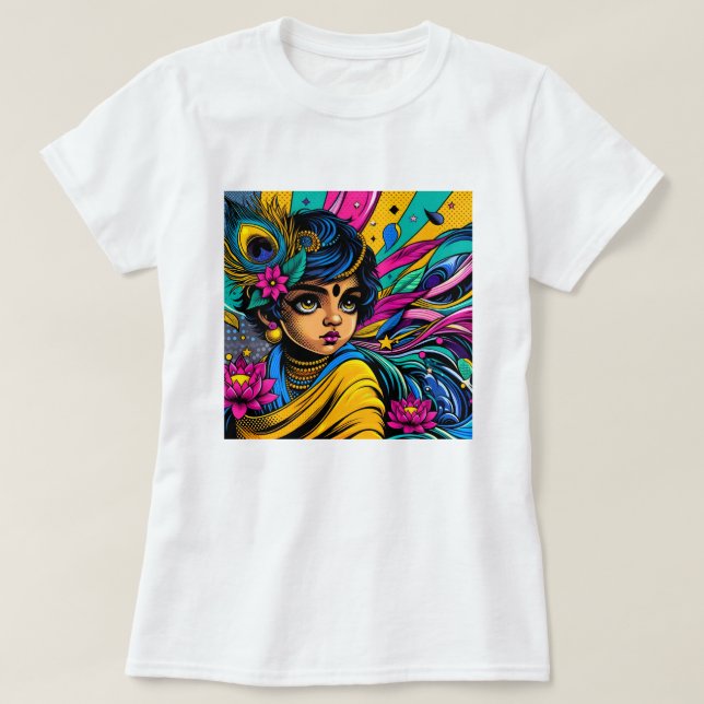 Onkar duschade med petals | fozos t shirt (Design framsida)