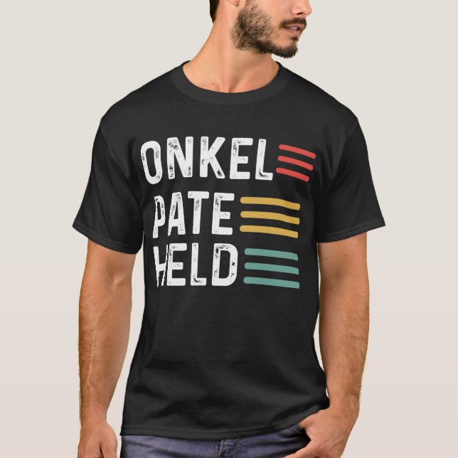 Onkel Pate höll Patenonkel Patennaturens Neffe Nic T Shirt (Framsida)
