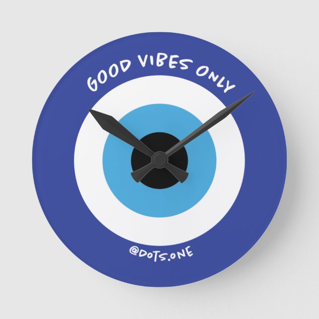 Onklig Öga i tid - klocka (Framsida)