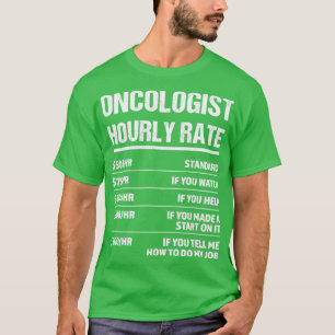Onkologen timtaxera för ynklig födelsedagspresent t shirt