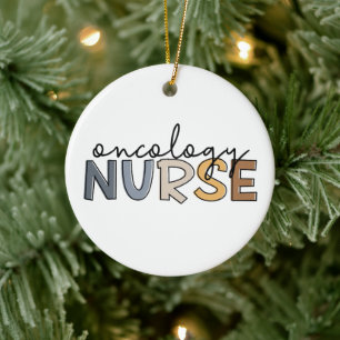 Onkologi Nurse Oncology Nursing RN Julgransprydnad Keramik