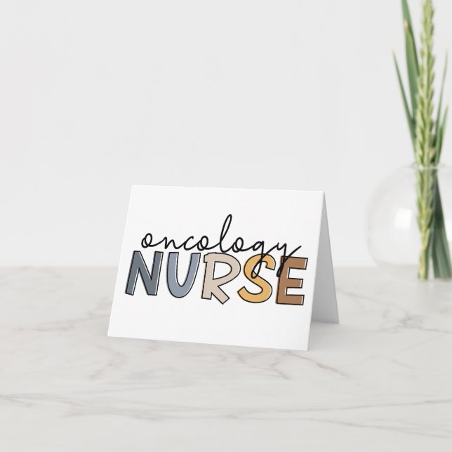 Onkologi Nurse Oncology Nursing RN Kort (Framsida)