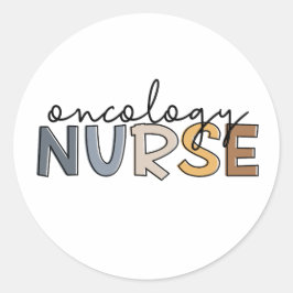 Onkologi Nurse Oncology Nursing RN Runt Klistermärke