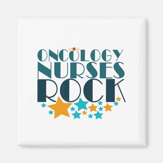 Onkologi Nurses Sten Magnet (Framsidan)