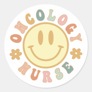 Onkologi Sjuksköterska, Oncology Nursing Cancer Nu Runt Klistermärke