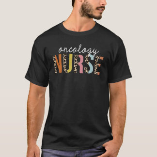 Onkologisjuksköterska Liv Leopardtryck RN Registre T Shirt