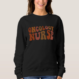 Onkologisjuksköterska Retro Vågig Typografi T Shirt