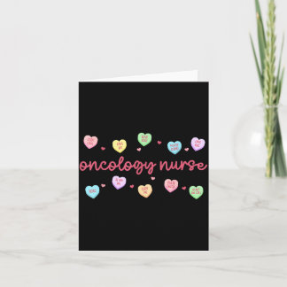 Onkologisjuksköterska Valentine Day Heart Godis On Kort