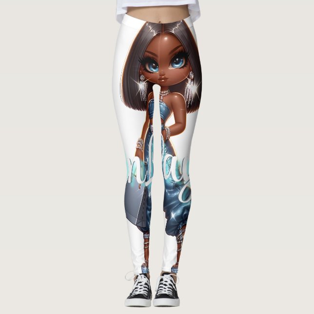 OnLaye1 Baddie Diva Leggings (Framsida)