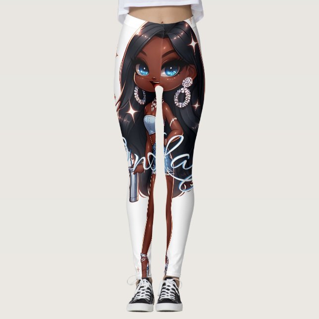 OnLaye1 Baddie Jean Diva Leggings (Framsida)