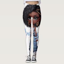 OnLaye1 Ebony baddie Jean Leggings
