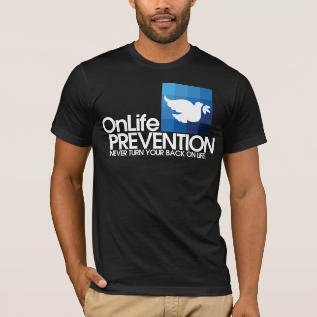 OnLife förhindrande Ver. Svart 2 T-shirt (Framsida)