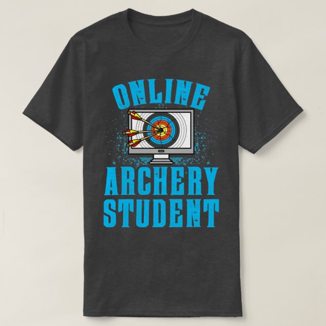 Online Archery Student T Shirt (Design framsida)