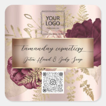 Online Butik QRCode Logotyp Foto Produkt Ros Blomm