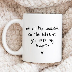 Online Dating Match Funny Girlkompis Kaffemugg