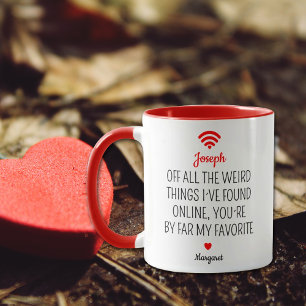 Online Dating par Valentine Day Red Mugg