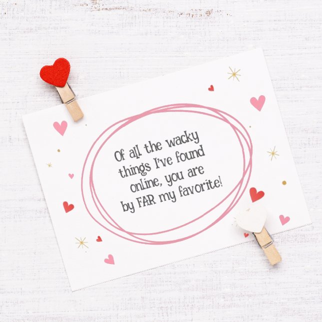 Online Dating Valentine Helgkort (Skapare uppladdad)