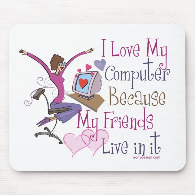 Online Friends Mousepads Musmatta (Framsidan)