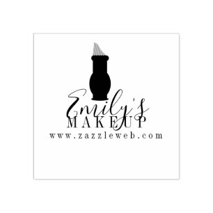 Online logotyp för sminkbutik stämpel