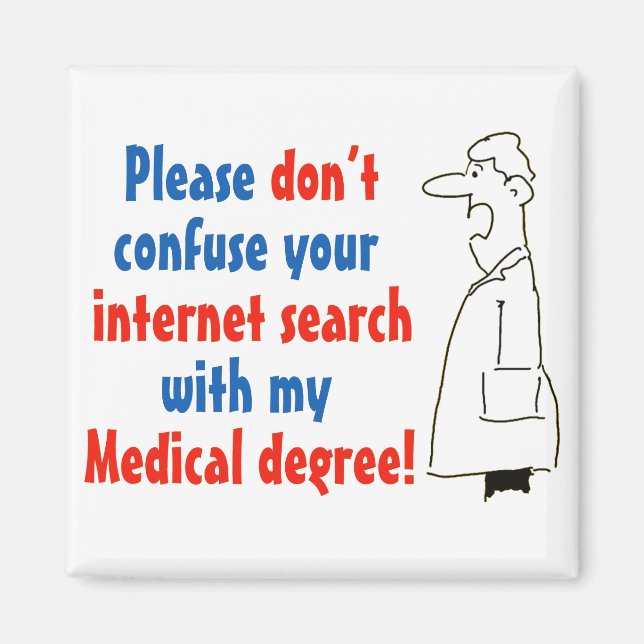 Online Medicinsk diagnostik och ett kvalificerat D Magnet (Framsidan)