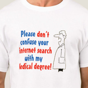 Online Medicinsk diagnostik och ett kvalificerat D T Shirt