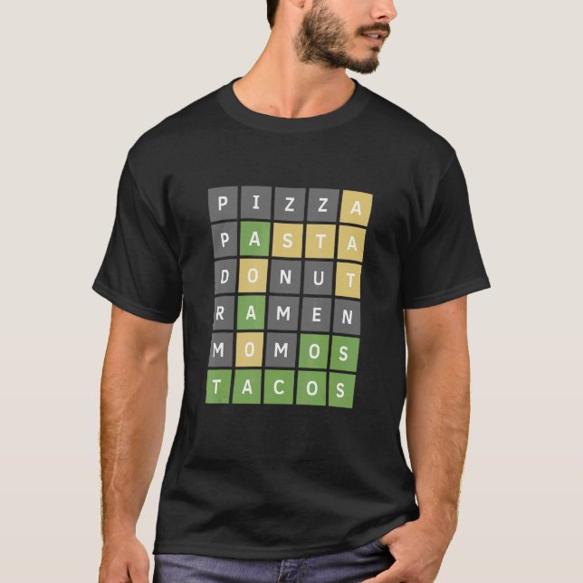 Online Ord-spel T Shirt (Framsida)