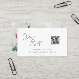 Online OSA QR Code tulips vår webbplats Visitkort