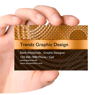 Onlinemall för Trendig Designer Business Card Visitkort