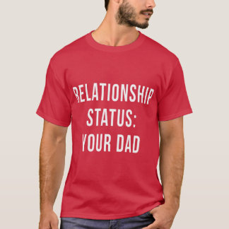 Onlinen för relationsstatus för Pappa Far T Shirt
