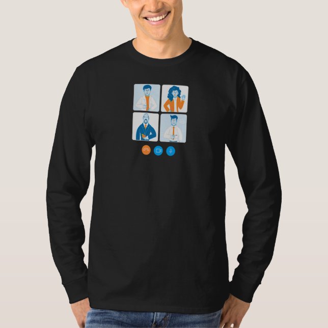 Onlinens möten t shirt (Framsida)