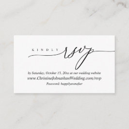 Onlinens OSA, Modern Minimal Black-skript Tilläggskort