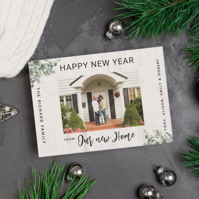 Onlinens Vi har flyttat - nyårsmeddelande om Flytt Meddelande (Skapare uppladdad)